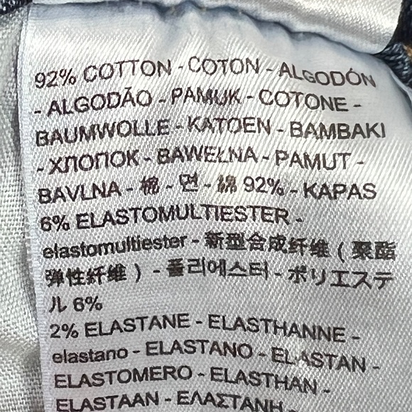 Levi's Jeans 711 Skinny Women's Size 27 Blue Low Rise Distressed 28 in Inseam - Picture 13 of 14